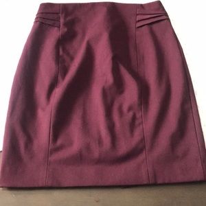 Express Cranberry pencil skirt